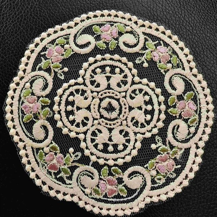 Eco-Friendly Embroidered Coasters